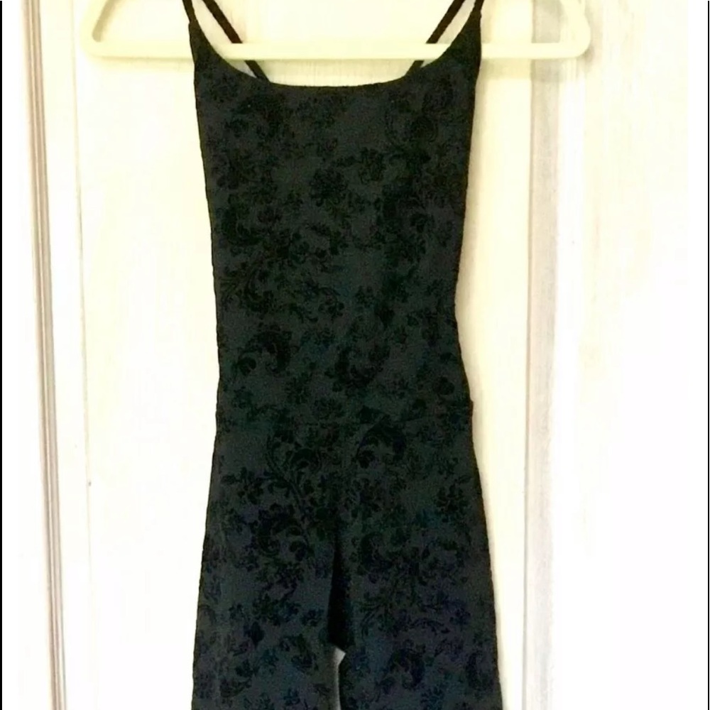 Free People  Romper Catsuit Velvet Stretch S/M - Picture 3 of 5